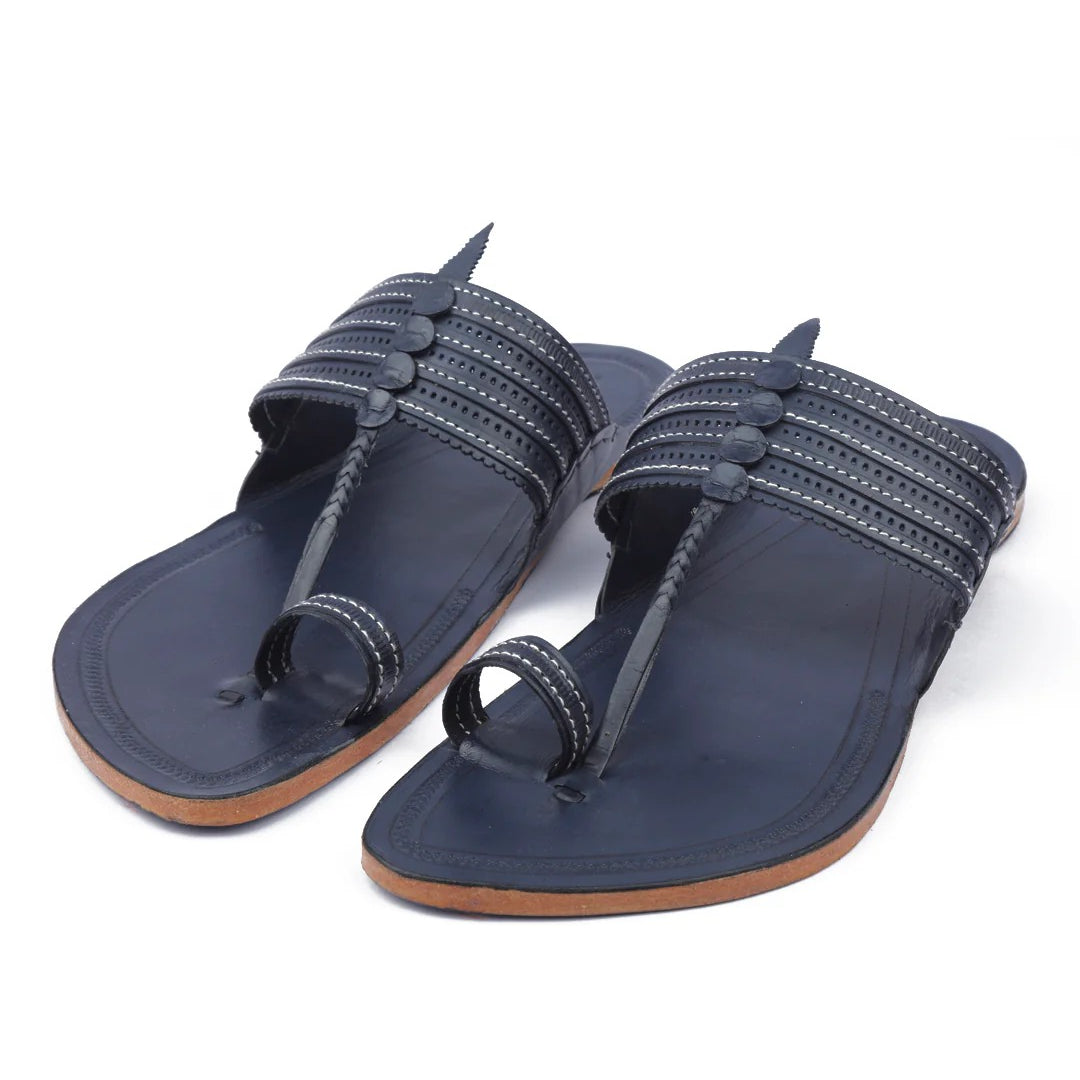 Blue Fashion - Men blue Kolhapuri Chappal