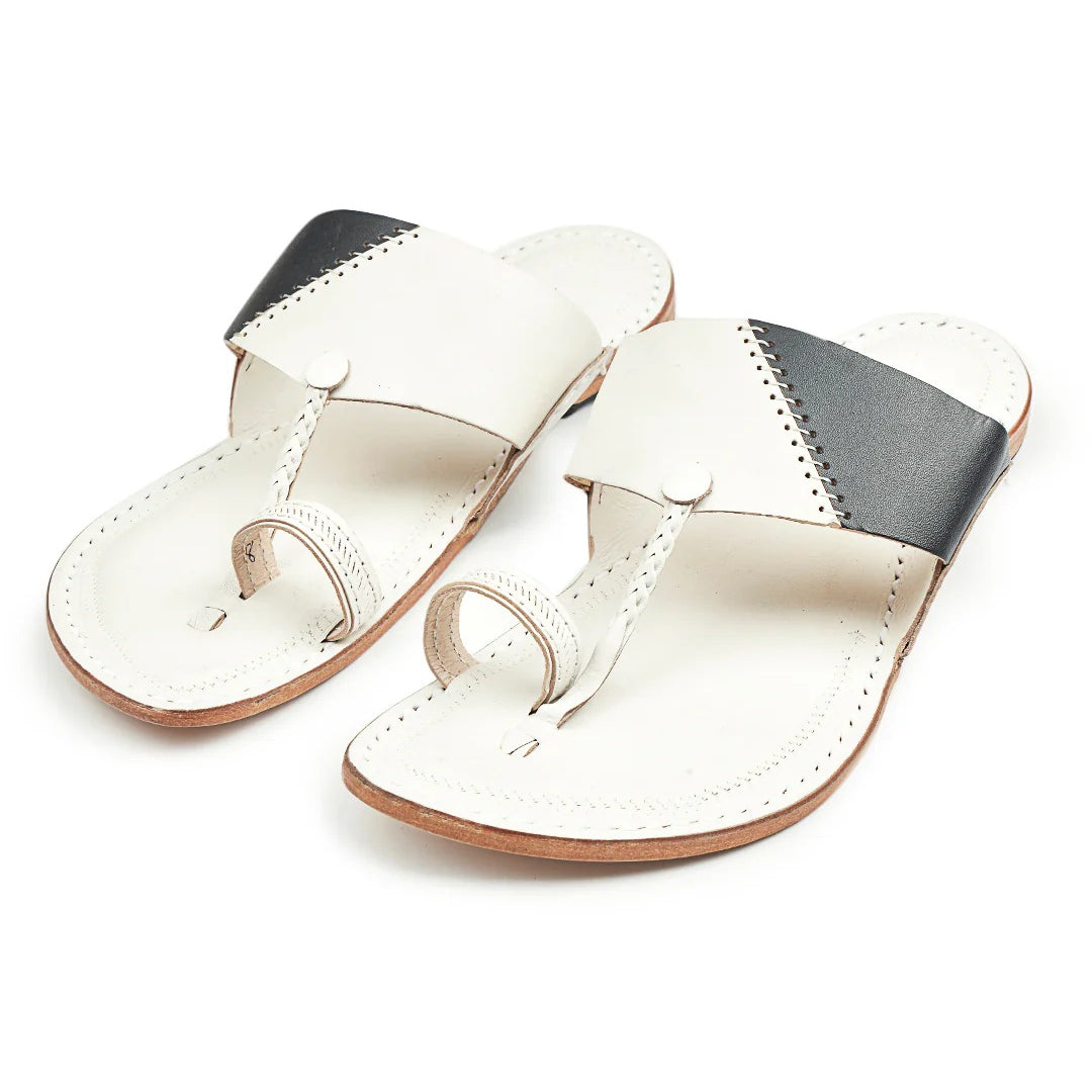 B&W Colors - Men Kolhapuri Chappal