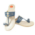 Blue Color Pure Leather Ladies