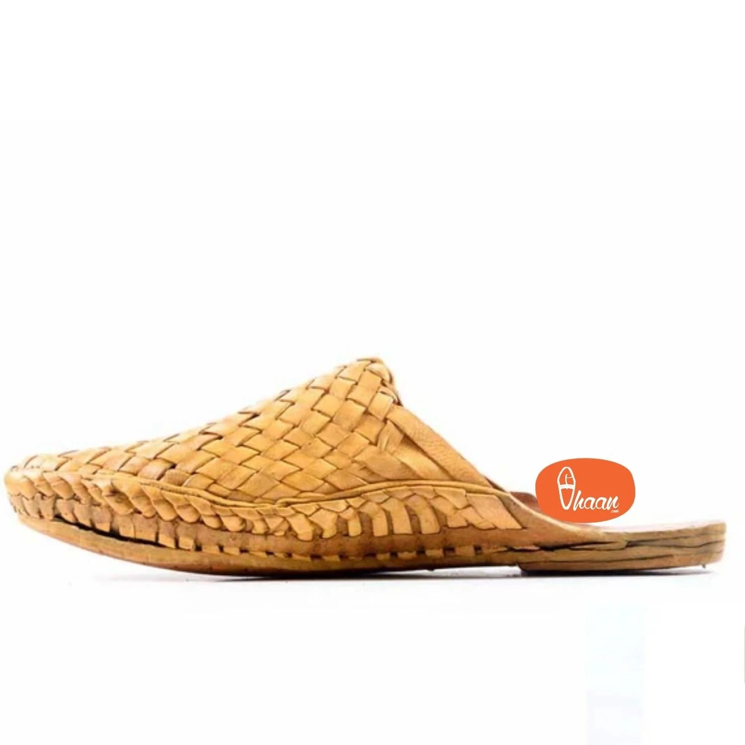 Handmade Pure Leather Ethnic Design Slip