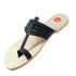 Black soft leather Kolhapuri Chappal