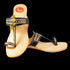 Black & Gold Color Soft Kolhapuri Chappal