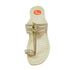 Deep Salmon Color Pure Leather Ladies Kolhapuri