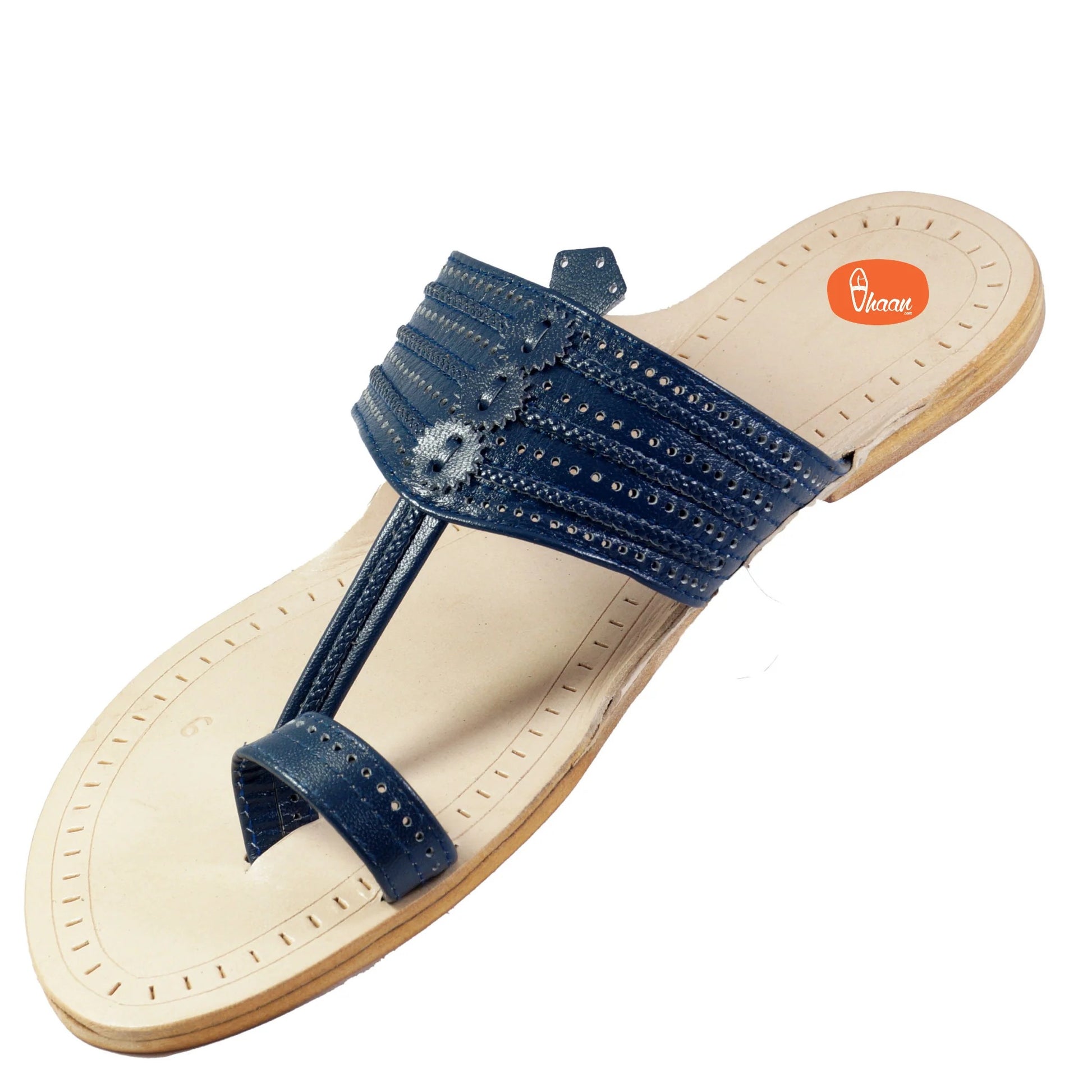 Special Blue Color Kolhapuri