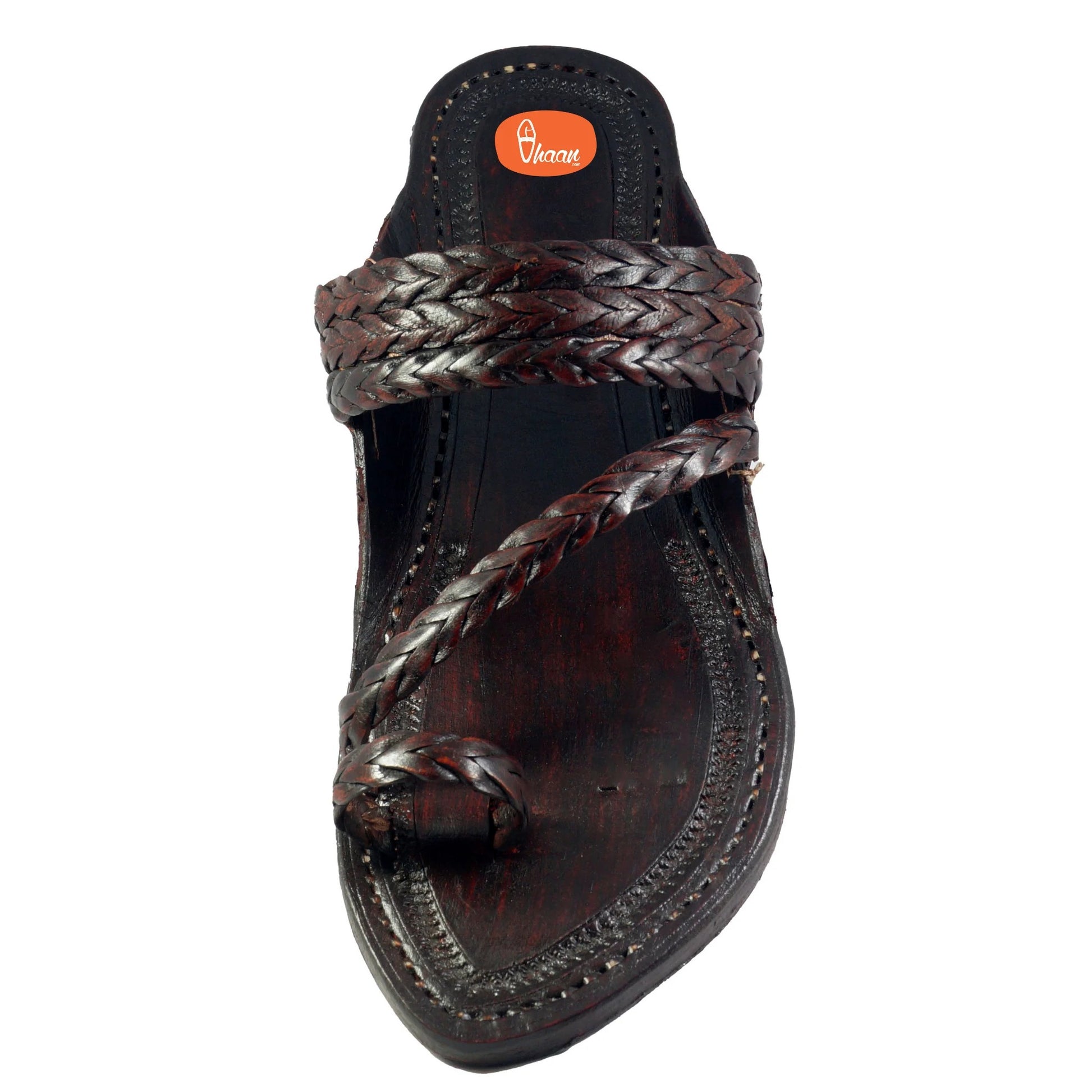 Burge - Dark Brown Kolhapuri
