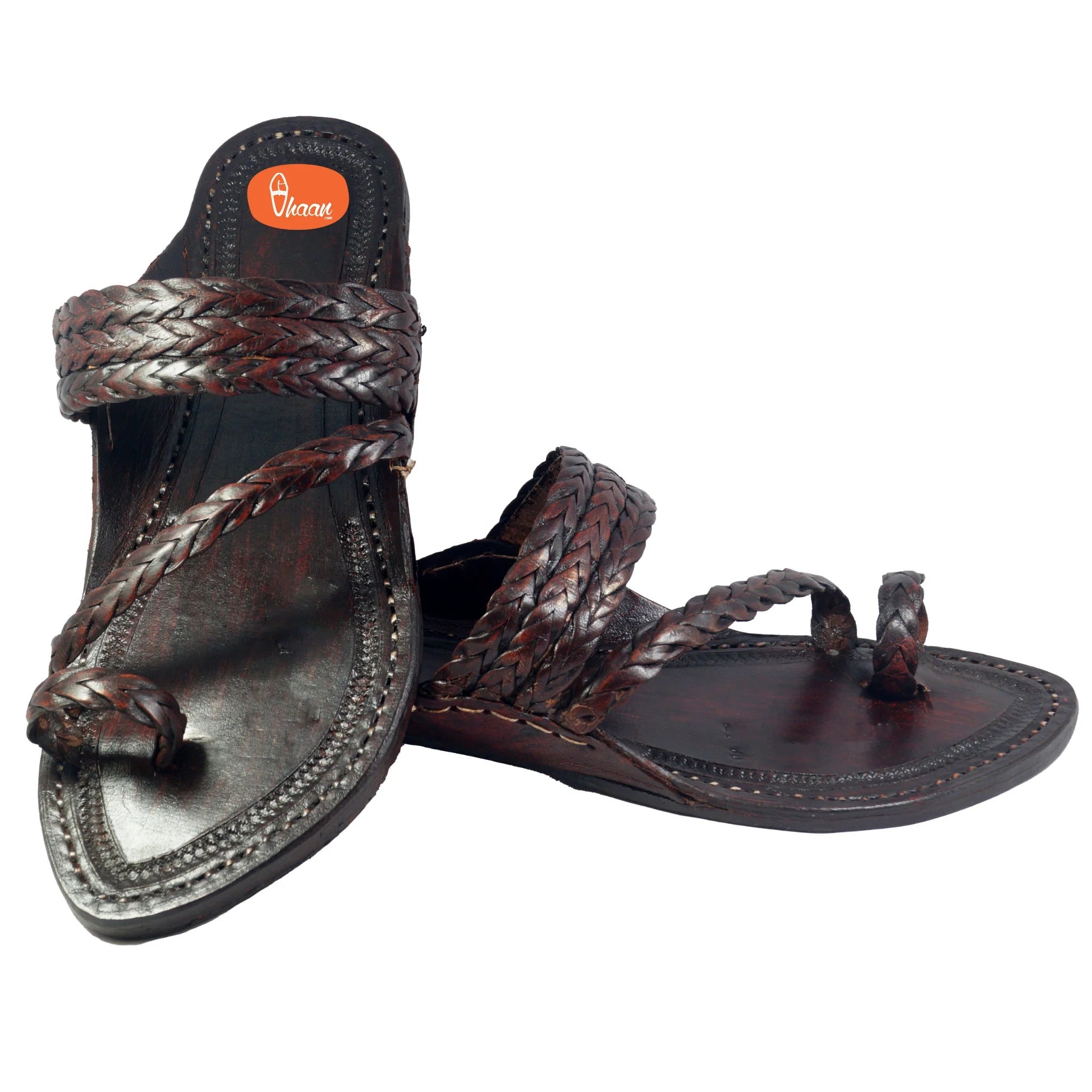 Burge - Dark Brown Kolhapuri