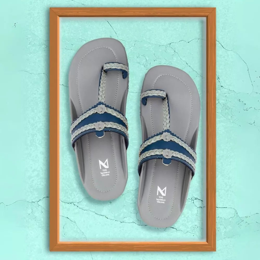 Desi Grey Dark blue