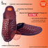 Red Color Slip On Mens Kolhapuri