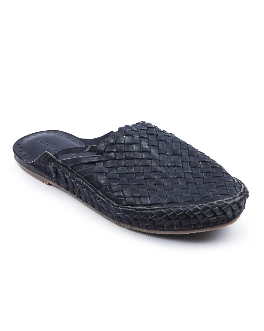Half Kolhapuri Blue - Kolhapuri Chappal For Men