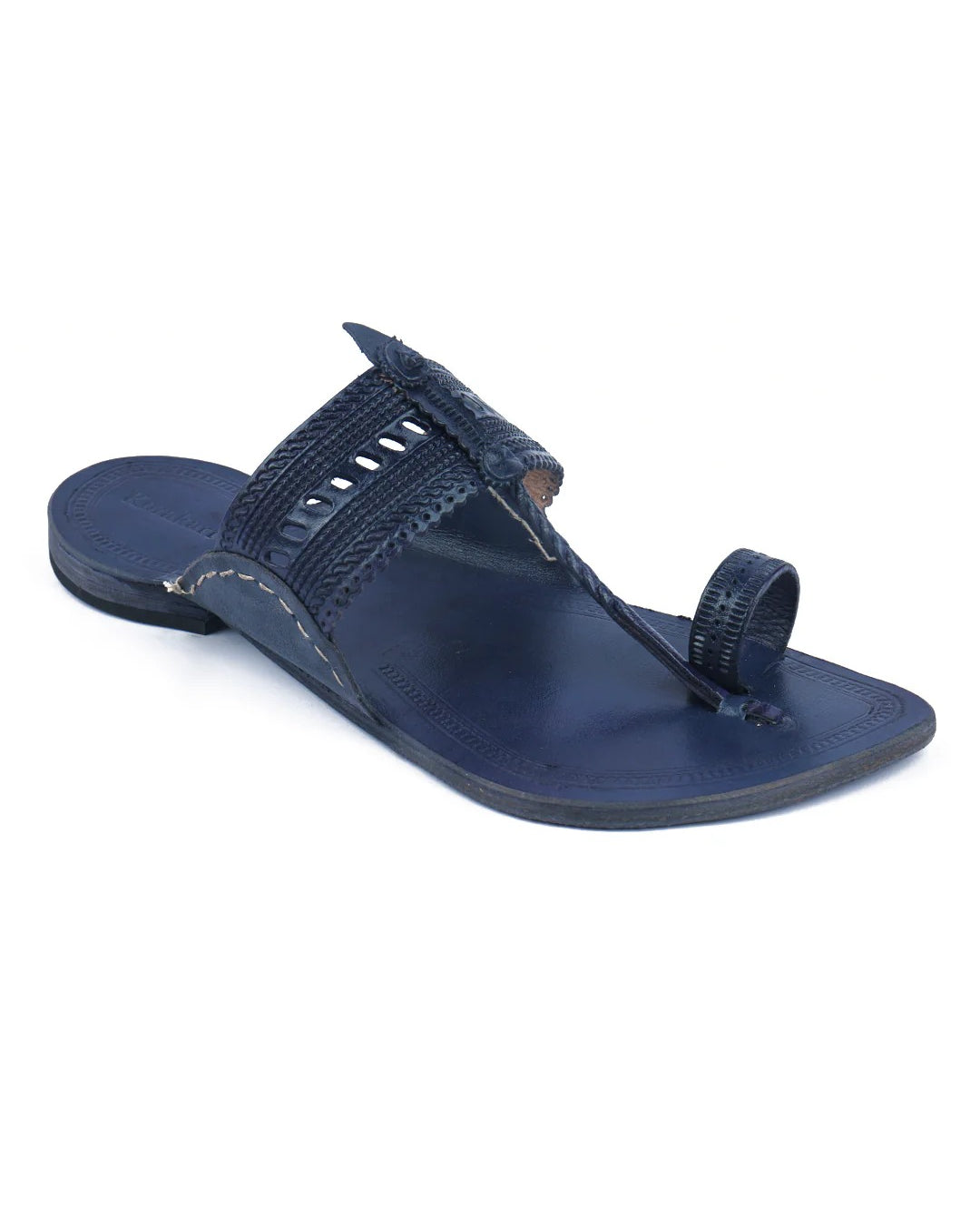 Calm Blue Men's Kolhapuri Chappal