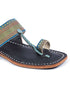 Blue on Blue - Kolhapuri Chappal for women