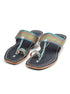 Blue on Blue - Kolhapuri Chappal for women