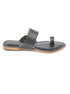 Balmy Black women's kolhapuri chappal