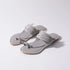 Evening grey Faux Leather Kolhapuris