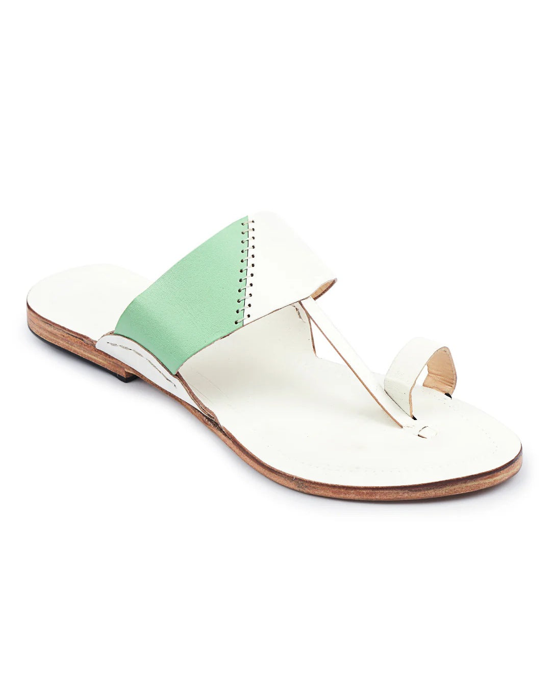 Chic Pista Green - Kolhapuri Chappal for Women