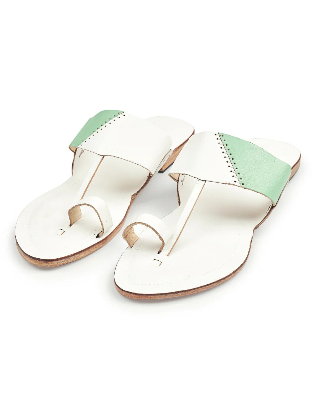 Chic Pista Green - Kolhapuri Chappal for Women