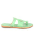 Unique Pista Green kolhapuri chappal for women