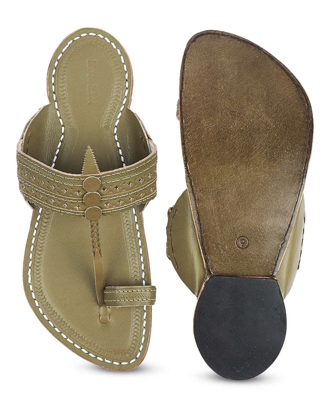 Sparkle Seaweed - Kolhapuri chappal men