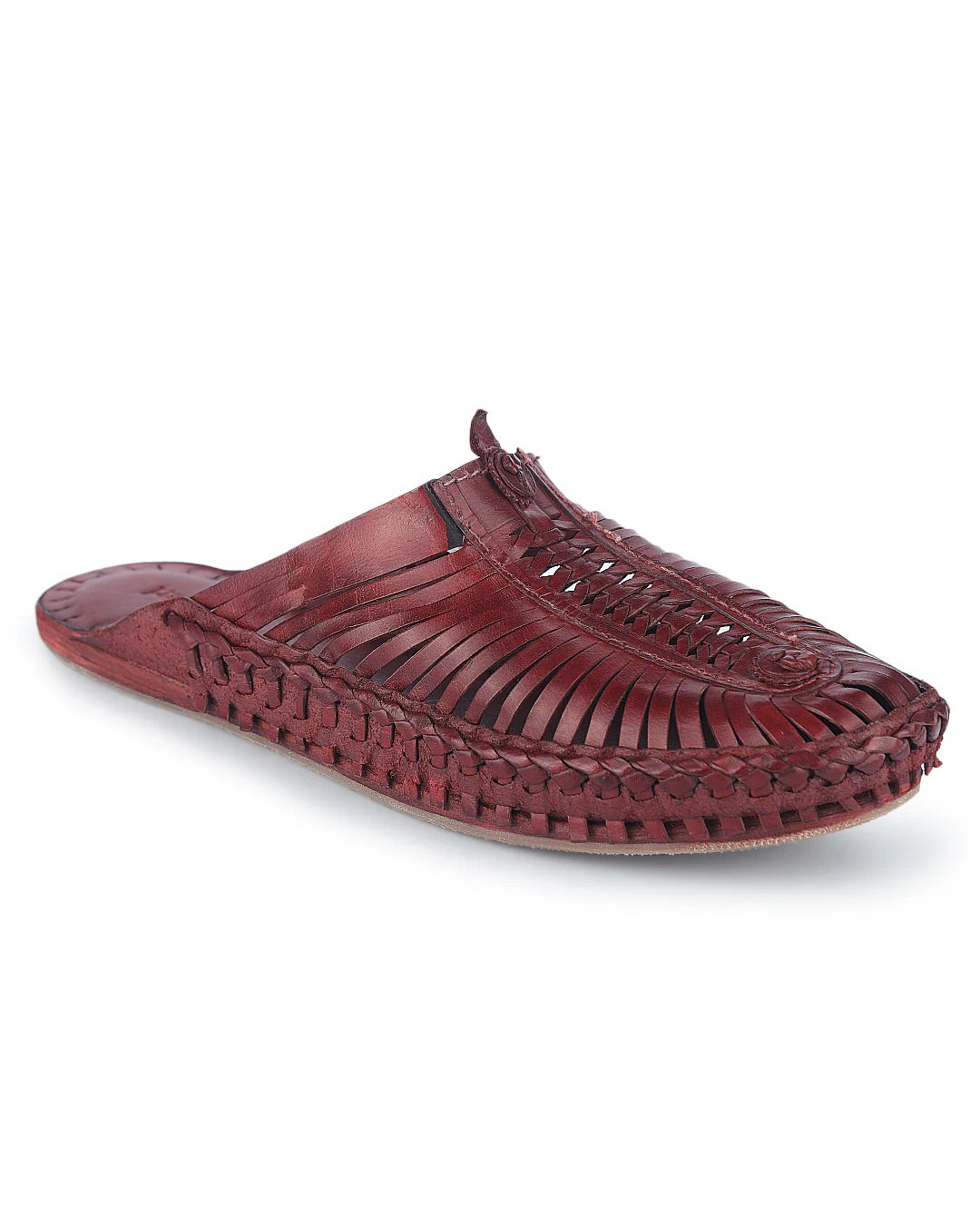 Wedding Roman - Red Brown - Kolhapuri Chappal for men