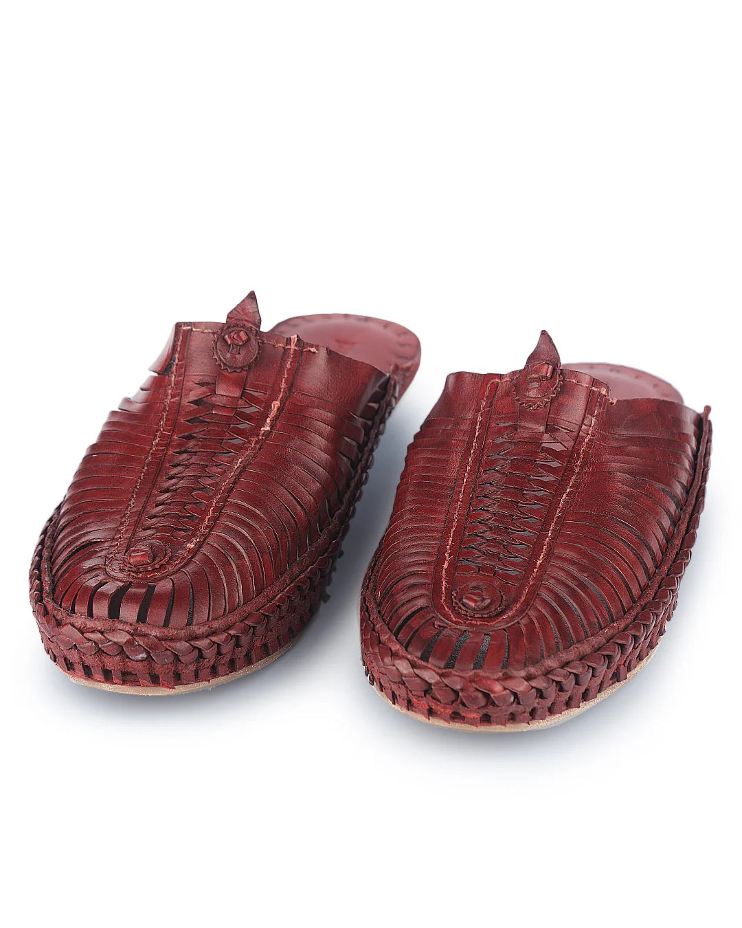 Wedding Roman - Red Brown - Kolhapuri Chappal for men