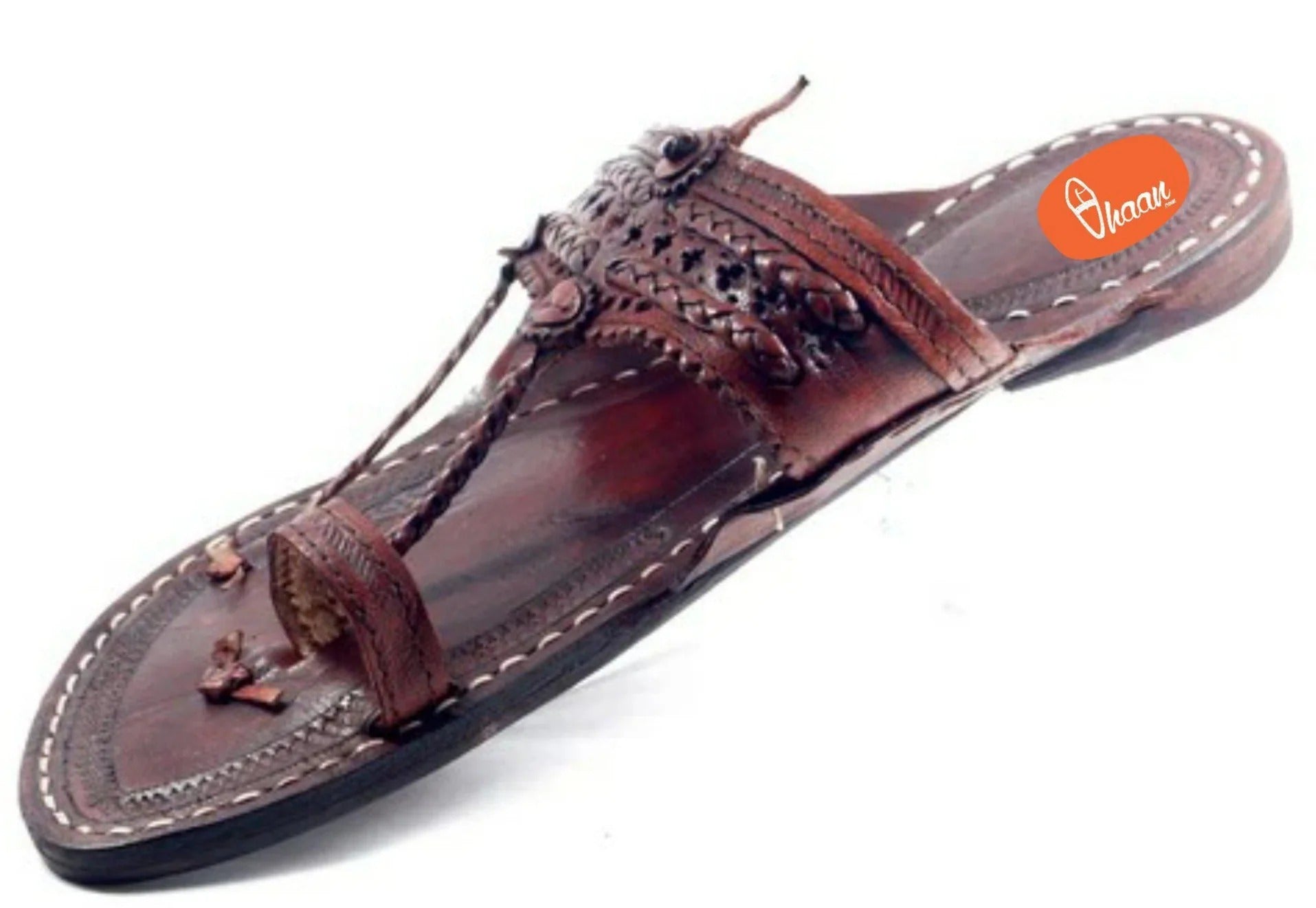 Dark Brown Pure Leather Kapashi