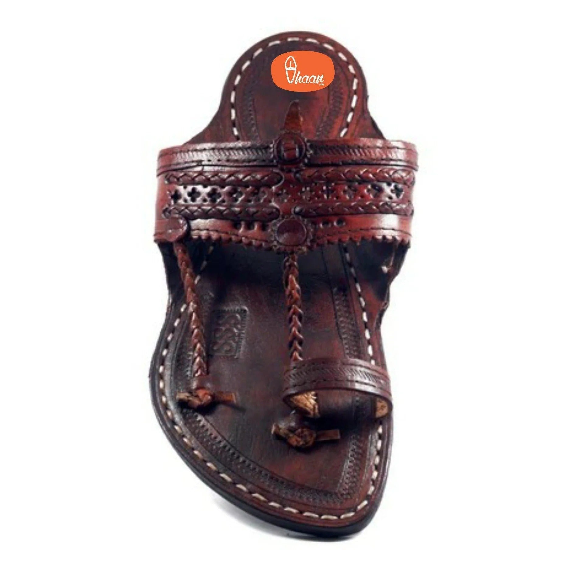 Dark Brown Pure Leather Kapashi