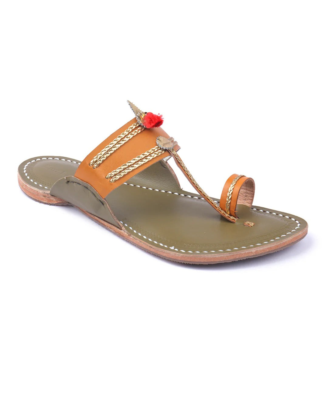 Wedding Two Toner - Men Wedding Kolhapuri Chappal