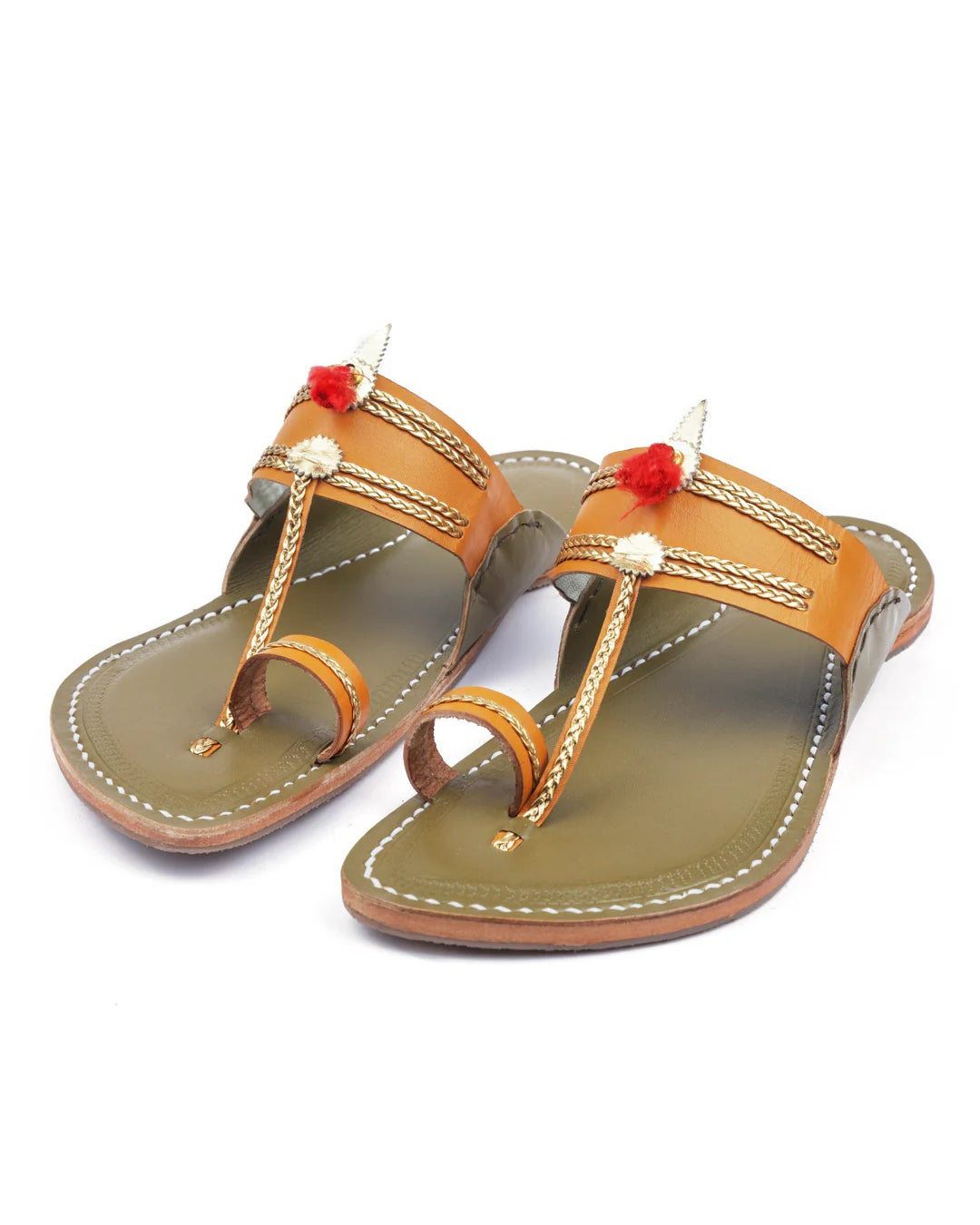 Wedding Two Toner - Men Wedding Kolhapuri Chappal