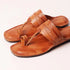 Men`s Natural T-strap Sandals
