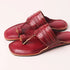 Men's Cherry Red T-Strap Sandals