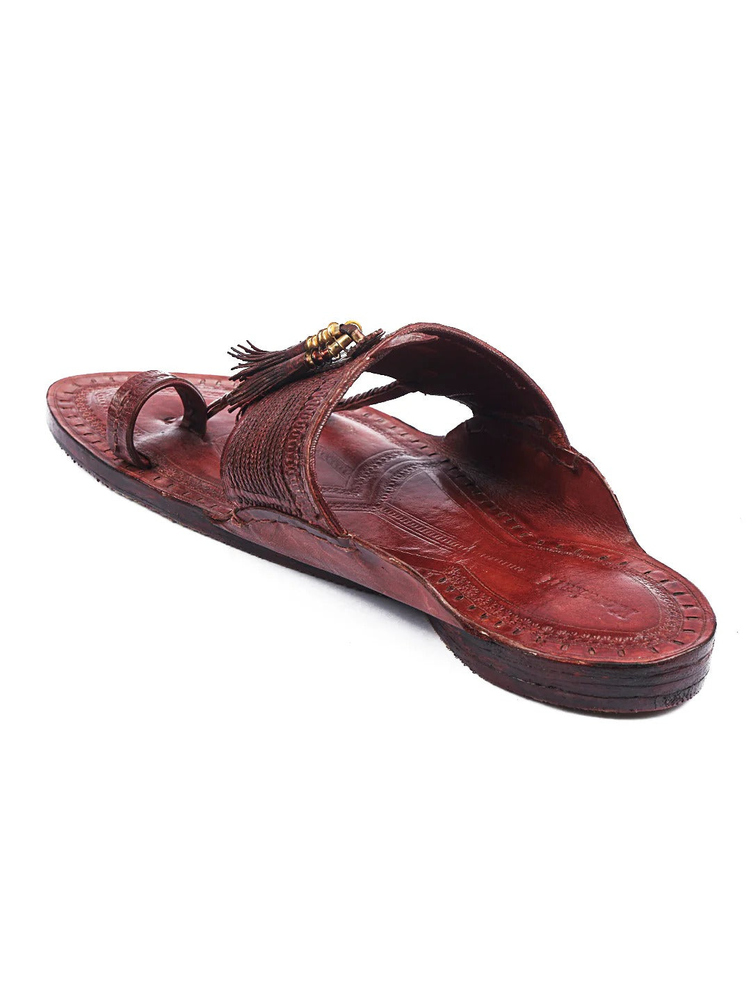 Classic Burgundy- Men's Kolhapuri Chappal