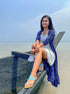Daffodil sky Faux Leather Kolhapuri