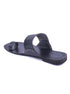 Solid Black Women's Kolhapuri Chappal