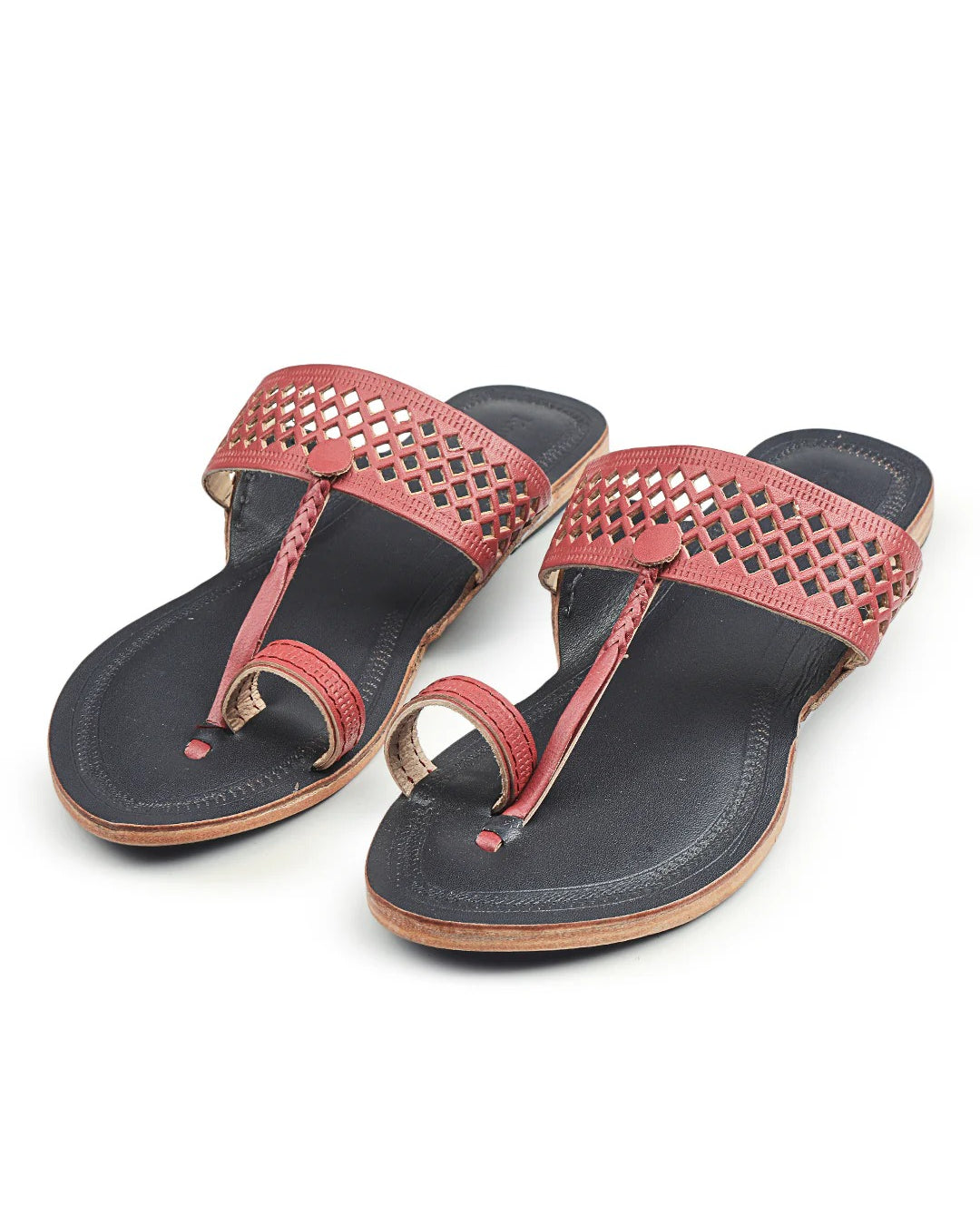 Red & Blue Best Kolhapuri Chappal for Women