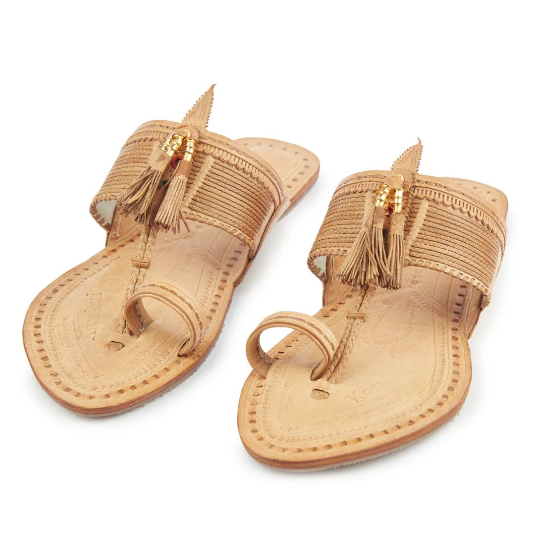 The Maharani Classic Ladies Kolhapuri chappal
