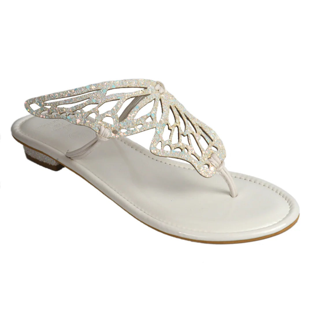Lavinia White Sandal