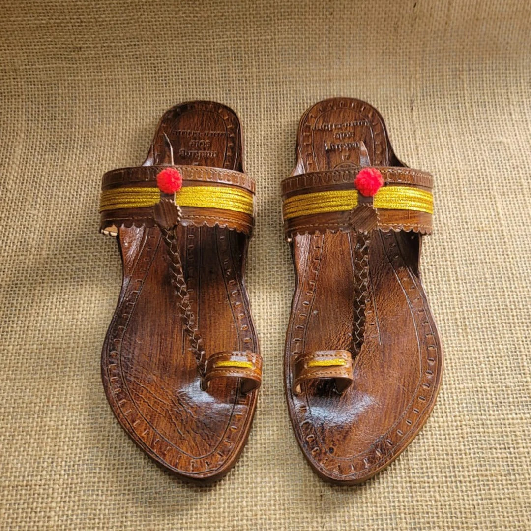 Desi Handcrafted Kolhapuri.