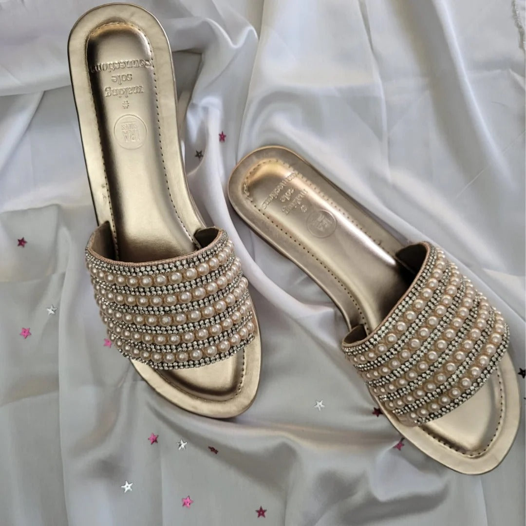 Sparkling Rose Gold Slider