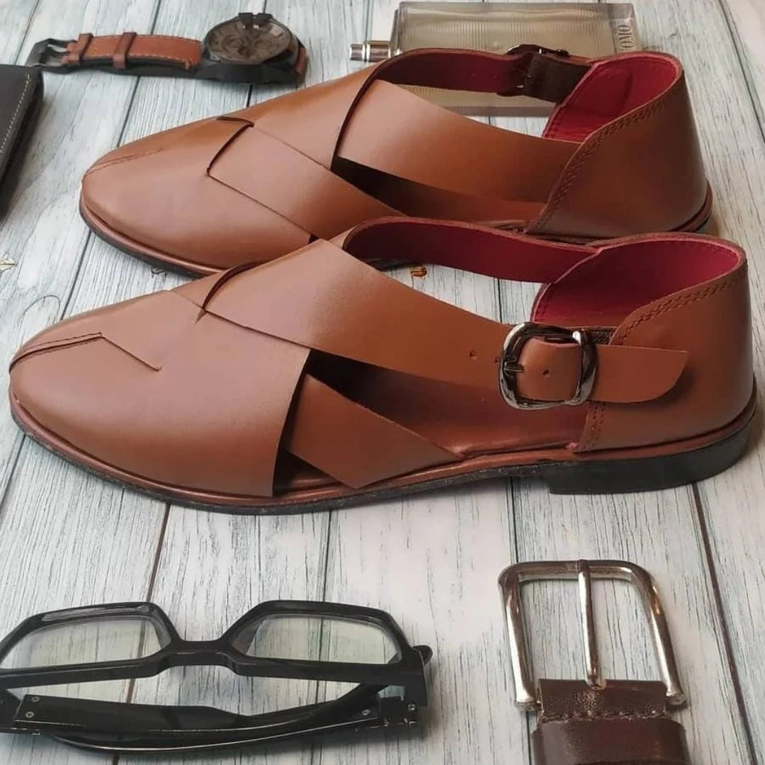 Tan Nawab Peshawari Men's Sandal