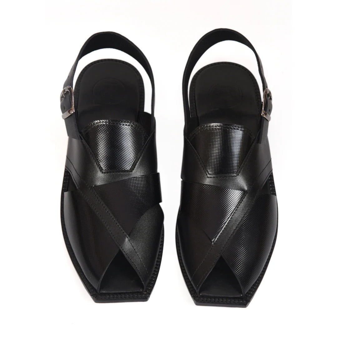 Sultan Black Nawab Men's Sandal