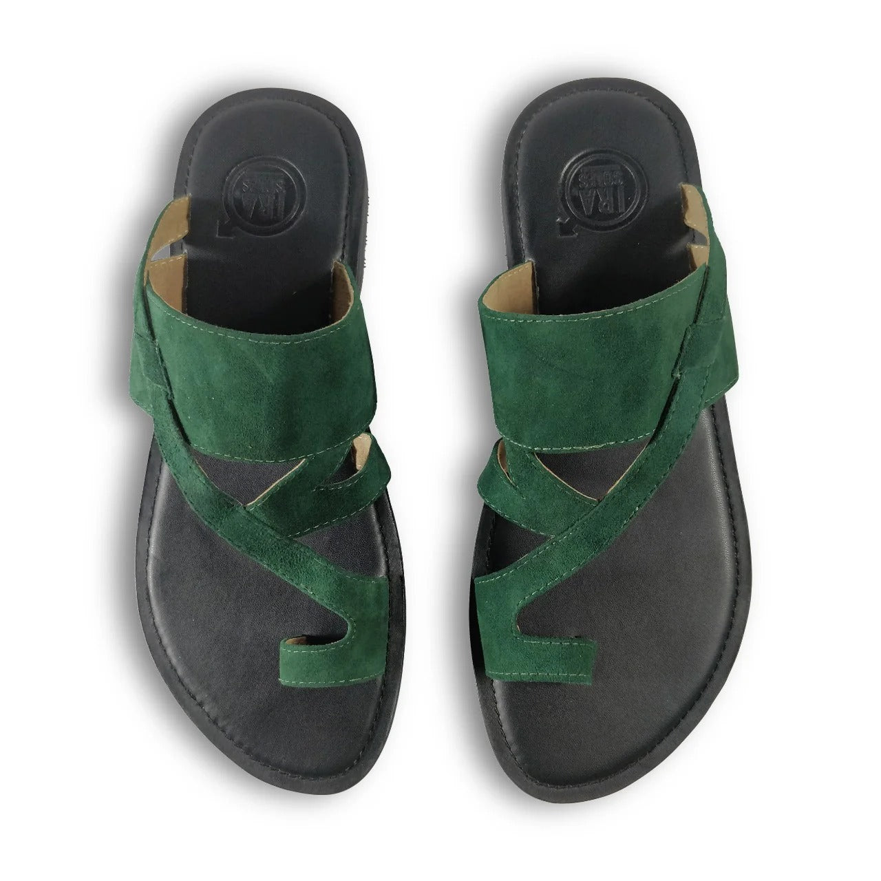 PRASINO Greek Sandals Men