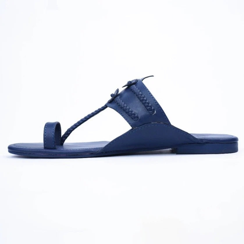 Khalnayak Men's Leather Kolhapuri