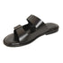 Black Buckle Mens's Sandal